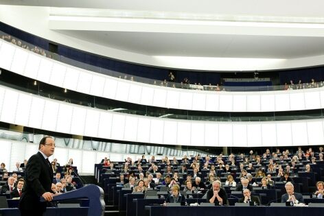  5 Février 2013 - Discours de François Hollande dans l'hémicycle du Parlement de Strasbourg