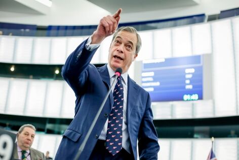  14 Novembre 2017 - Discours de Nigel Farage dans l'hémicycle du Parlement de Strasbourg