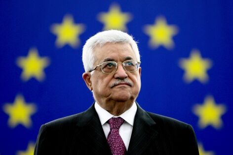  4 Février 2009 - Mahmoud Abbas au Parlement européen de Strasbourg